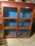 2 Door Glass Front Bookcase