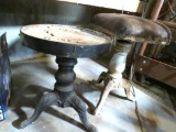 (2) Vintage Piano Stools