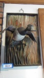 Carved Wood Landing Duck