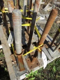 (4) Pipe Scaffold Leveling Jacks