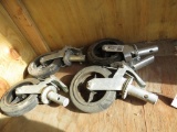 (4) Pipe Scaffold Casters