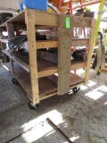 Shop Built Roll Around Four Tier Storage Cart