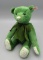 Steiff Green Stuffed Bear