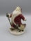 Paste Santa with Goose Figurine