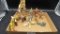 (11) Pieces of Vaillancourt Folk Art Nativity Scene