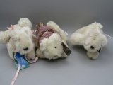 (3) Lulu Stuffed Animals