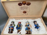 Polonaise Collection 4 Piece D'artagnan & The 3 Musketeers Ornament Set