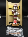 Christian Ulbricht Hand Made Tin Man Wood Nutcracker