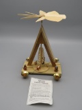 Emil Schalling Nativity 4 Candle Pyramid Carousel