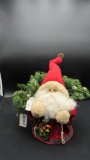 Apple Whimseys Decorative Santa