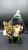 David Strand Paper Mache Santa