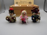 Steinbach Tchaikovsky Nutcracker Suite 3 Piece Ornament Set