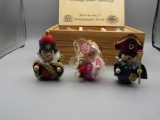 Steinbach Tchaikovsky Nutcracker Suite 3 Piece Ornament Set