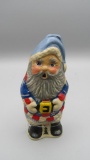 Vaillancourt Folk Art Ceramic, Hand Painted Santa