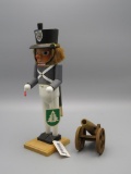 Zuber Soldier & Cannon Nutcracker