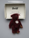 Steiff 2012 Annual Club Gift Burgundy 10CM