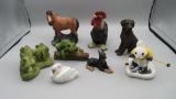 (11) Stone Critter Figurines