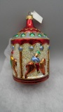 Polonaise Handcrafted Glass Ornament Carousel-in wrong box