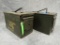 (2) Steel Ammo Cans