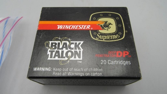 Box of Winchester Black Talon .45 ACP Ammunition