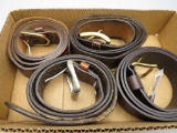 (4) Leather Belts