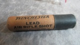 Winchester Lead Air Rifle Shot Tube with some contents