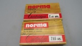 (2) Boxes of Norma 7.65 Cartridges