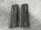 (2) 10 Round Magazines for Beretta 92C Pistols