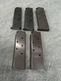 (5) .45 ACP 7 Round 1911 Pistol Magazines