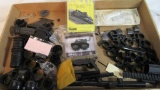 Tray of Scope Mounts, Rings, Covers