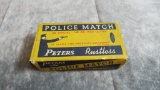 Vintage Peters Police Match .38 Special Ammo Box