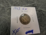 1863 Indian Head Cent