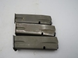 (3) Magazines for Browning Hi-Power 9mm Pistols