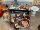 Assorted Baskets and Misc Items