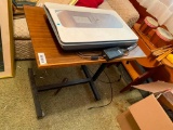 HP Scanjet G4010 Scanner with Rollaround Table & 2 metal 2 Drawer File Cabinets