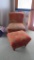 Upholstered Side Chair With Ottoman