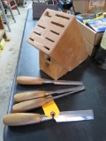 (4) Footprint Chisels