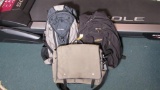 (3) Backpacks & Travel Bags