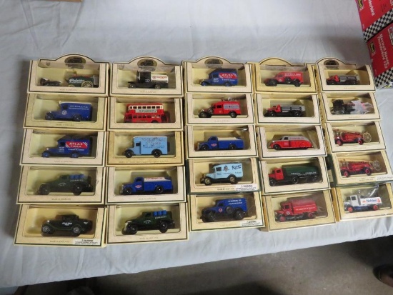 (27) Days Gone Vintage Style Collectible Die Cast Cars & Trucks
