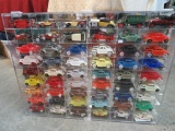 (54) Collectible Die Cast & Plastic Cars in Acrylic Display Case