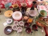 (25+/-) Pieces of Roseville & Other Asst. Pottery-Some Pieces Have Crack