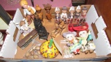 Porcelain Figurines, Clay Whistlers, Etc.