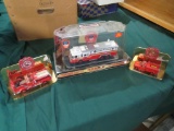 (3) Code 3 Collectible Fire trucks