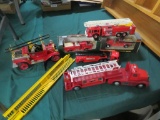 (9) Collectible Fire Trucks