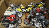 (10) Die Cast Collectible Motorcycles