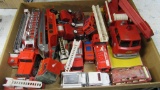 (12+/-) Collection Plastic & Diecast Fire Trucks