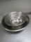 (5) Stainless Steel Bowls