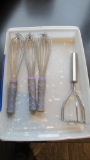 (3) Whisks & Potatoes Mashers