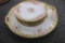 (7) Nippon Flower Dessert Plate Tray Set