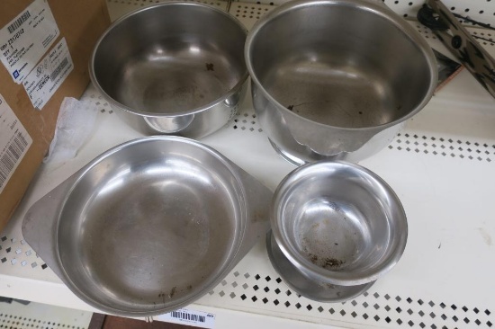 (4) Metal Bowls